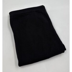 Eileen Fischer Women's PL‎ Silk Black Pencil Knee-Length Skirt